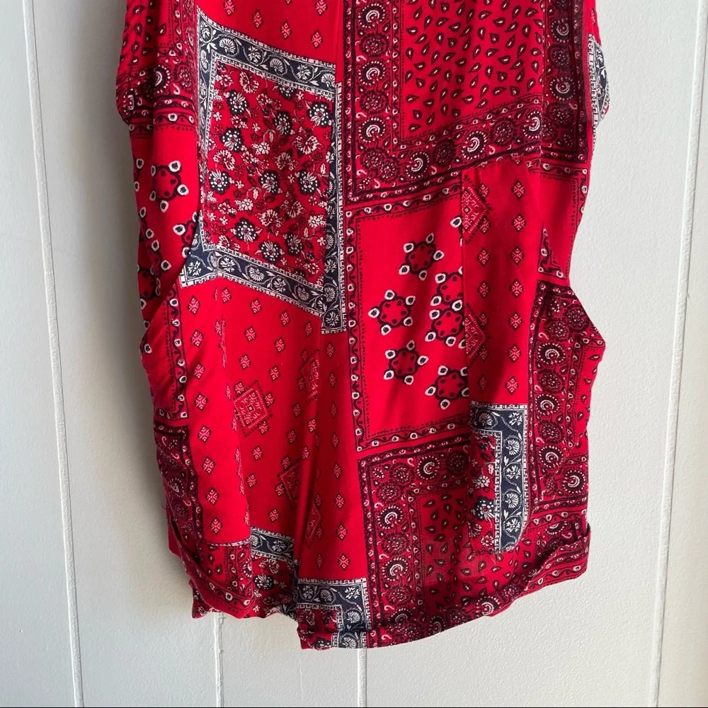 🛒✨Planet blue paisley print romper - Picture 3 of 10